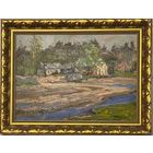 Дмухайло И.С "Водяная мельница", 1951г. Холст, масло. Размер 36х52 см.