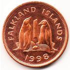 1 пенни Фолклендские острова 1998 год