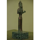 Статуэтка  , латунь , камень   высота 18 см