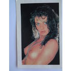 Календарик 1996 г. С бусами.