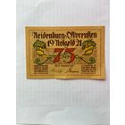 75 пфенигов (нотгельды) Германия г.Ниденбург -1402