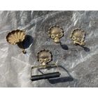 Бронзовый набор крепежей в туалет и ванную