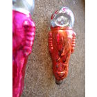 Елочная игрушка СССР . Водолаз . Прищепка