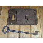 Старинный. Настоящий царский кованный замок! рабочий!