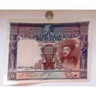Werty71 Испания 1000 песет 1925 банкнота Большой формат огромная