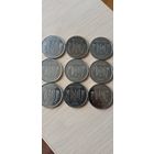 Украина 5 копеек 1992,04-09,11,12,14гг.