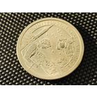 США. 1 доллар 2019 P - Индейцы в космической программе. Брак, раскол штемпеля реверса. Нечастый!