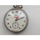 Часы карманные, из коллекции, баланс цел, практически не использовались, идут. Корпус мельхиор.