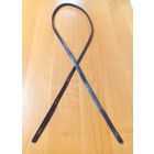 Ремешок на бинокль, черный кожаный