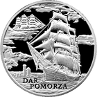 Дар Поможа (Dar Pomorza). Парусные корабли, 1 рубль 2009