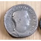 Монета древнего Рима Александр Север 222-235. Сестерций.Медь.