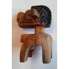 С 1 рубля. Фигурка. Дерево. Африка. Гвинея. С утратами.