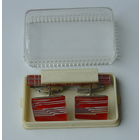 Запонки и зажим для галстука в коробочке. *36.