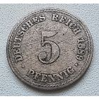Германия 5 пфеннигов, 1889 A  2-1-55