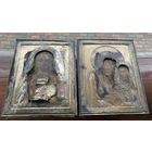 Иконы Венчальная пара серебро 84 проба в работу