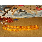 Бусы янтарные СССР  1 штука . КРУПНЫЙ королевский янтарь .