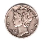 США 10 центов 1942 г. С рубля