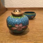 Перечница (Солонка) Орхидея, Клуазоне. Китай 70 -е годы ХХ века