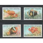 Папуа Новая-Гвинея-1987 (Мих.539-542) , ** , Морская фауна,Рыбы (полная серия)