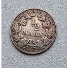 Германия 1/2 марки, 1906 "D" - Мюнхен 7-10-15