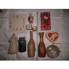 Вазы,Дед Мороз,шкатулки,часы,зеркало и др.предметы из СССР.Сборный лот.С рубля.