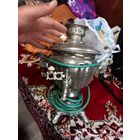 Антураж Самовар электрический Электросамовар 2 литра 1973 г. ЗШВ г. Тула СССР латунь