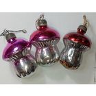 Ёлочная игрушка -  Грибы , СССР. ,