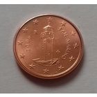 1 евроцент, Сан-Марино 2006 г., AU