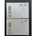 Польша 1987 Два КПД с полной серией марок "Достижения польских спортсменов на разных чемпионатах мира 1986 года" (спецгашение) Mi.3118-3121 каталог 1.80 евро