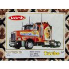 Вкладыш Turbo (Турбо) 5 серия (261-330, Yellow, золотая толстая рамка), номер 328, Kenworth T-600. #1. Возможен небольшой торг.