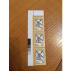 2000 Беларусь сцепка с интересным полем листа чистые MNH** архитектура мельница (3-4)