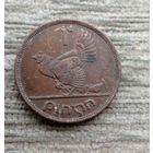 Werty71 Ирландия 1 пенни 1942 Наседка с цыплятами