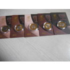 Беларусь. Комплект 2-х рублевых монет. Животные на гербах...