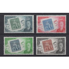 Барбадос 1952** Марки на марках Георг VI полная серия SG#285-288