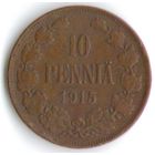 10 пенни 1915 год _состояние VF/XF