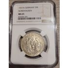 3 марки 1927 Нордхаузен NGC ms 65