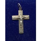 Серебряный крестик , 925 проба .