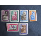 Марки CCCP (##2025-2030 ). XVI Олимпийские игры в Мельбурне (полная серия)