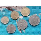Набор монет Югославия 1, 2, 5, 10, 50, 100 динар. Предложи свою цену или обмен!