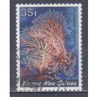 [154] Папуа Новая Гвинея 1982. Морская фауна.Кораллы и другие.35т. Гашеная марка.