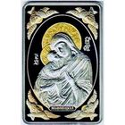 Икона Пресвятой Богородицы "Жыровіцкая", 20 рублей 2011 Серебро 925пр., позолота 999 пр.  Состояние банковское, из коллекции. Капсула не вскрывалась!!
