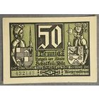 Нотгельд 50 пфеннигов 1921 год. Шалькау,. Веймарская республика