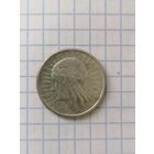 2 злотых 1934г(серебро)Янина.