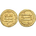 Золото очень редкий динар Аббасиды Аль-Мансур 754-775 года 4.25  грамм великолепное состояние