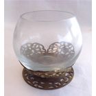 Ваза Конфетница Подсвечник Бронза Стекло