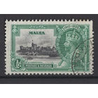 1935 Мальта Юбилей коронации Георг V, Замок Виндзор Used
