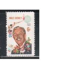 США-1968, (Мих.963),  *  ,  Личности, Дисней (одиночка)