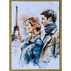 Открытка для посткроссинга чистая 10х15 см