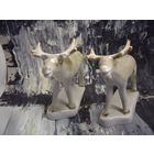 Статуэтки лосей. Цена за два!