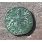 Копейка медь 1709 год  ,МД, Петр l.
